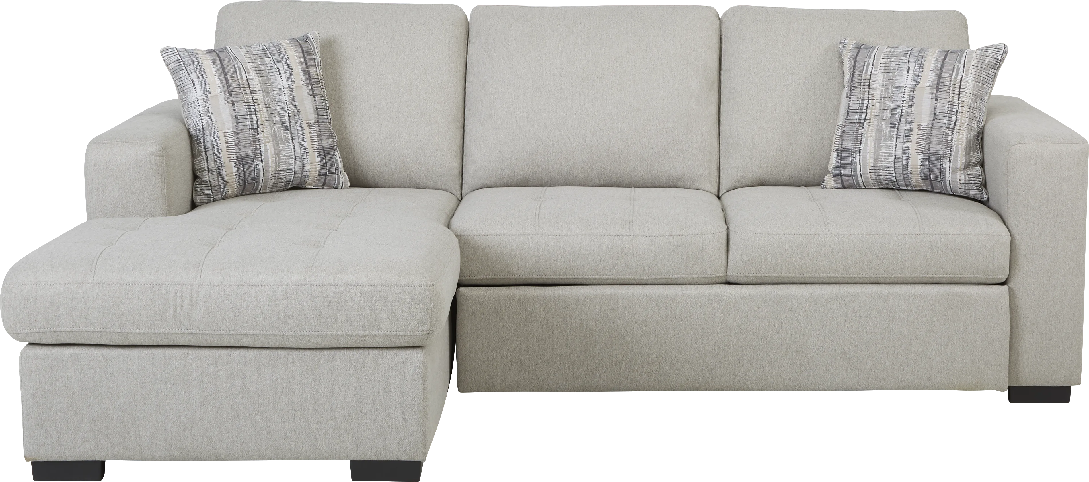 Kirkwell Gray 2 Pc Sleeper Sectional - Thumbnail - Image 1