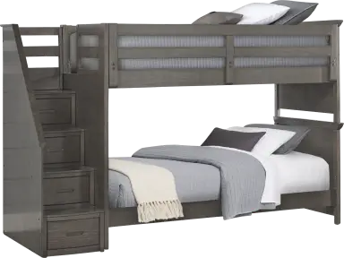 twin/twin step bunk bed