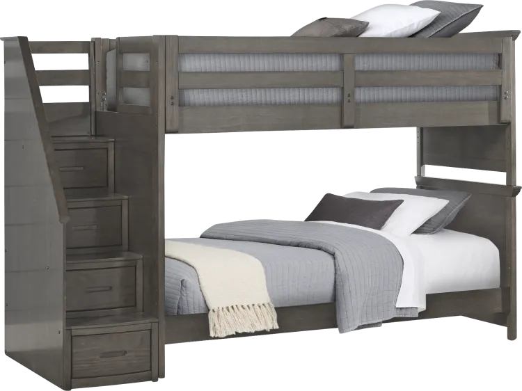 twin/twin step bunk bed
