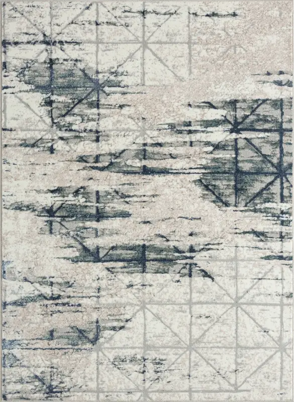 Nelornas Light Gray 5' x 7' Rug