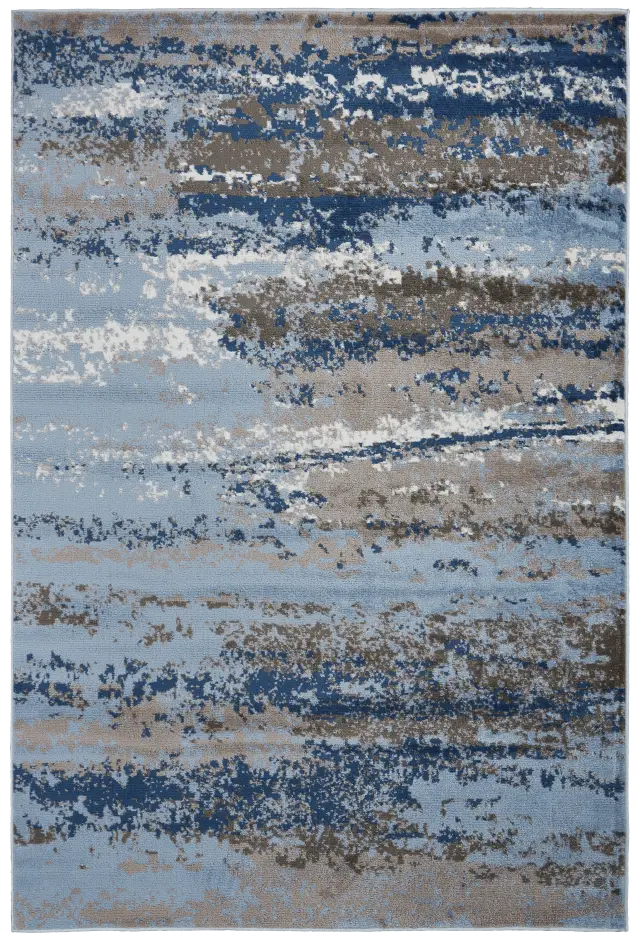 Stelosan Blue Rug | Rooms to Go