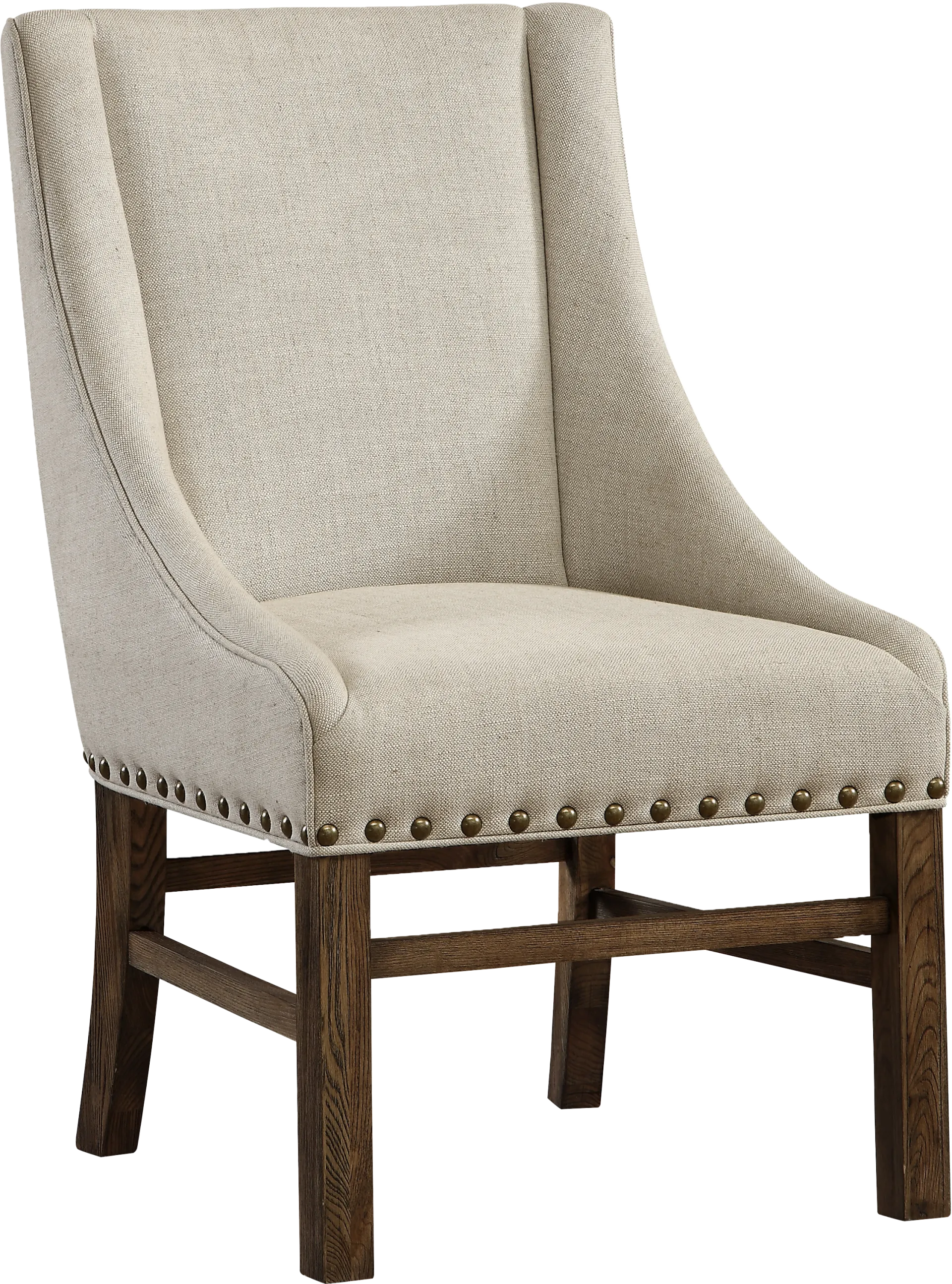 Longcoy Beige Arm Chair - Image 1