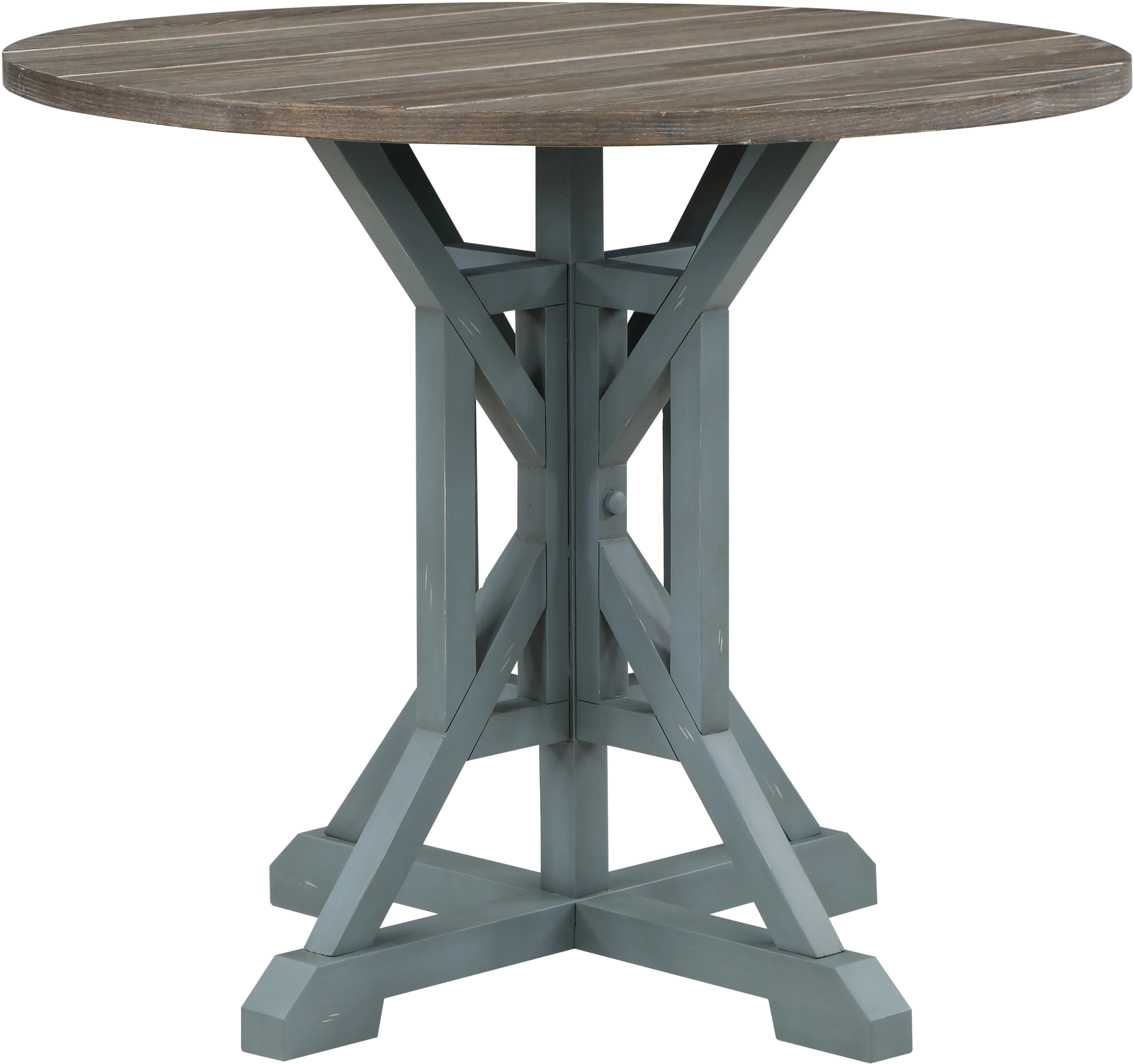 Airymeadows Blue Counter Height Dining Table - Thumbnail - Image 1