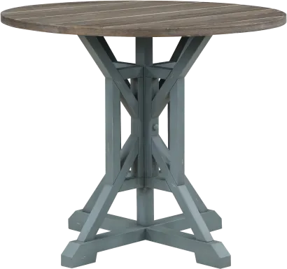 Airymeadows Blue Counter Height Dining Table