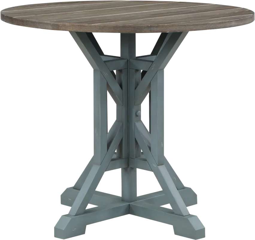 Airymeadows Blue Counter Height Dining Table