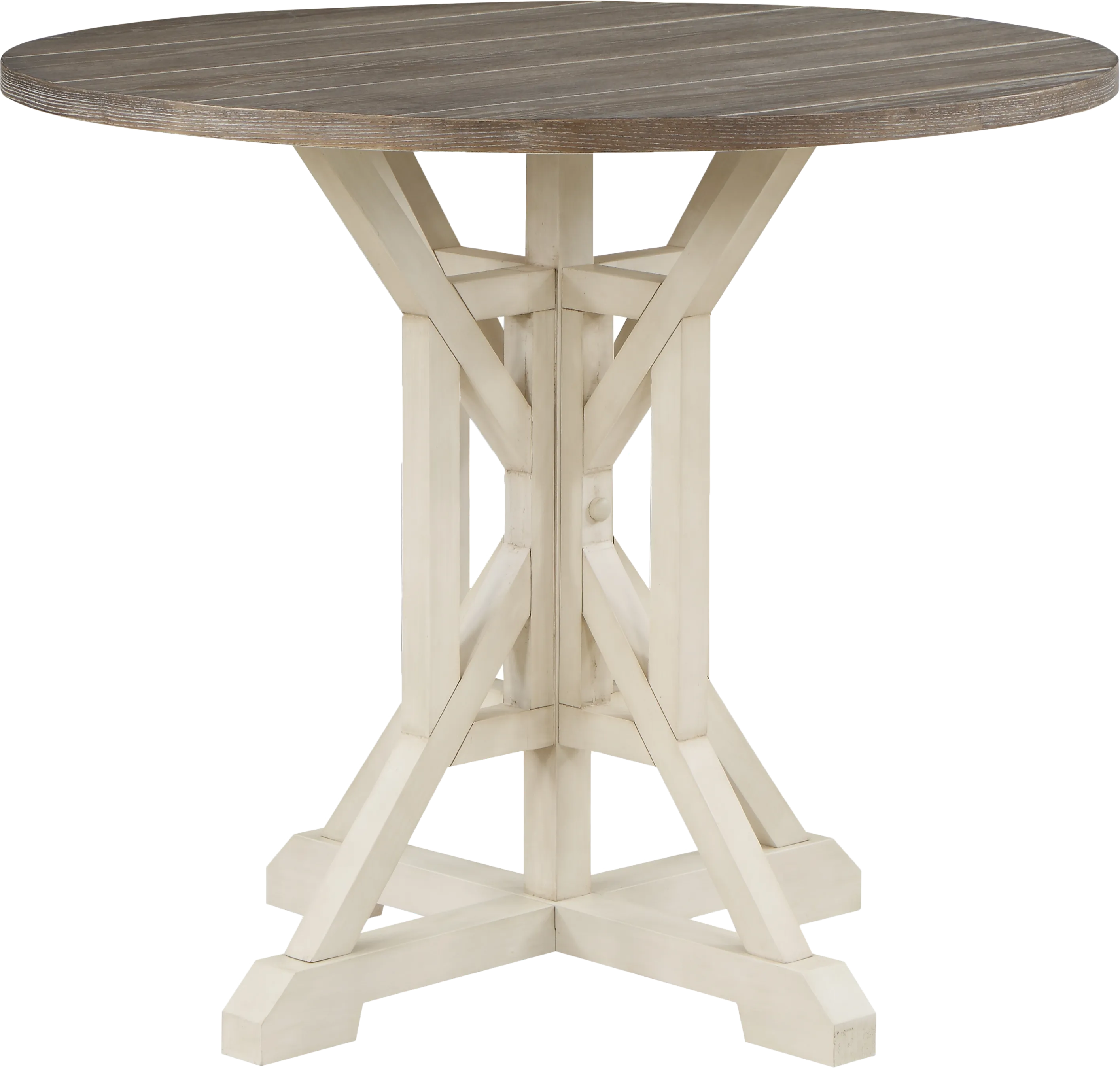 Airymeadows Cream Counter Height Dining Table - Thumbnail - Image 1
