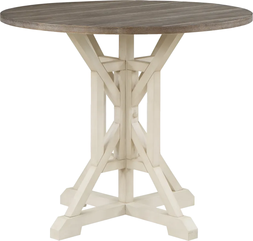 Airymeadows Cream Counter Height Dining Table