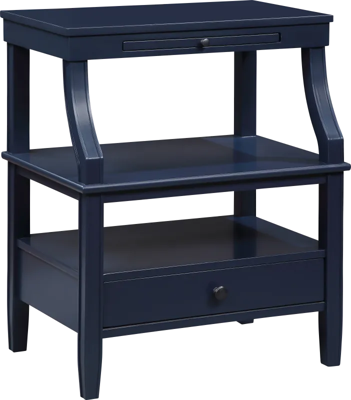 Grimsby Blue Nightstand
