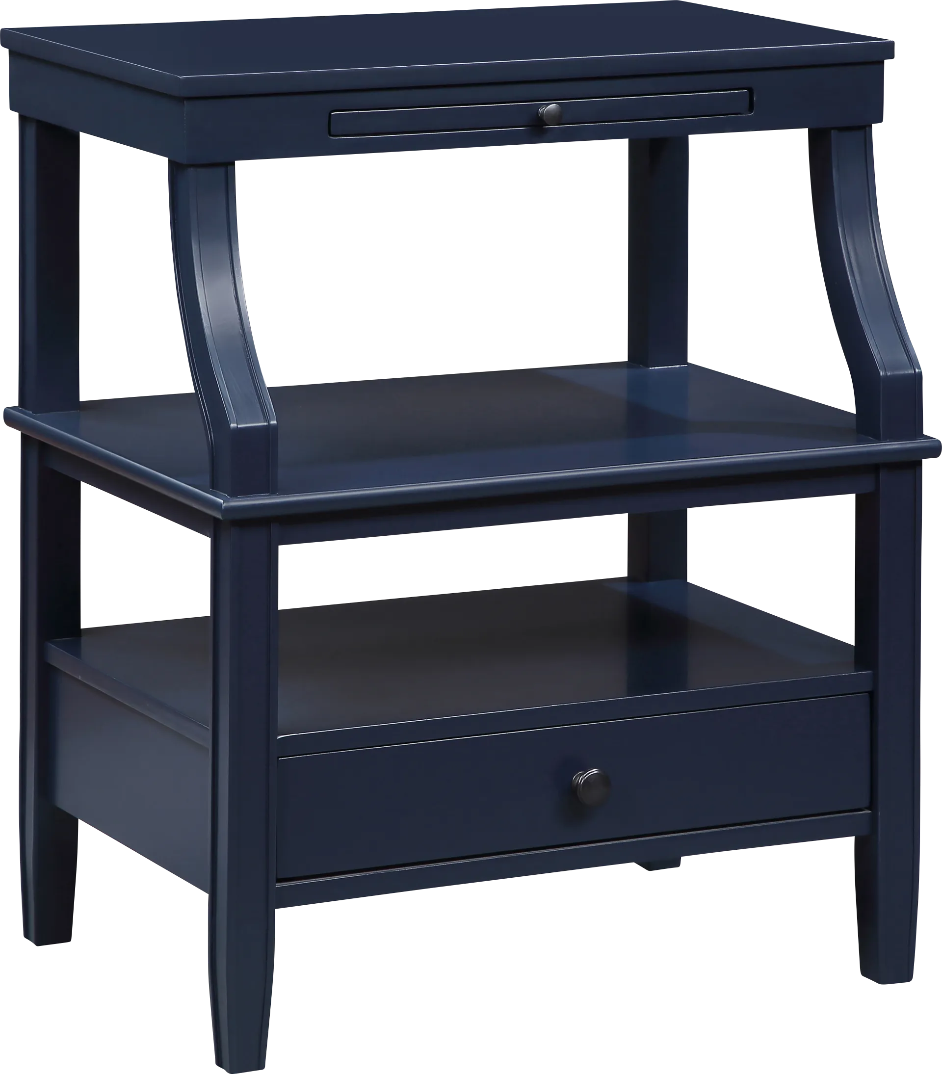 Grimsby Blue Nightstand - Image 1