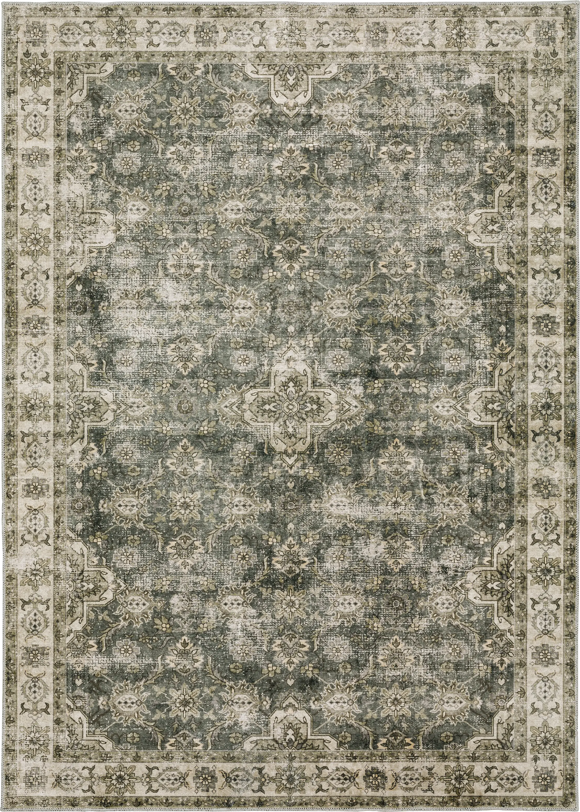 Dunkheld Beige 5' x 7'3 Rug - Thumbnail - Image 1