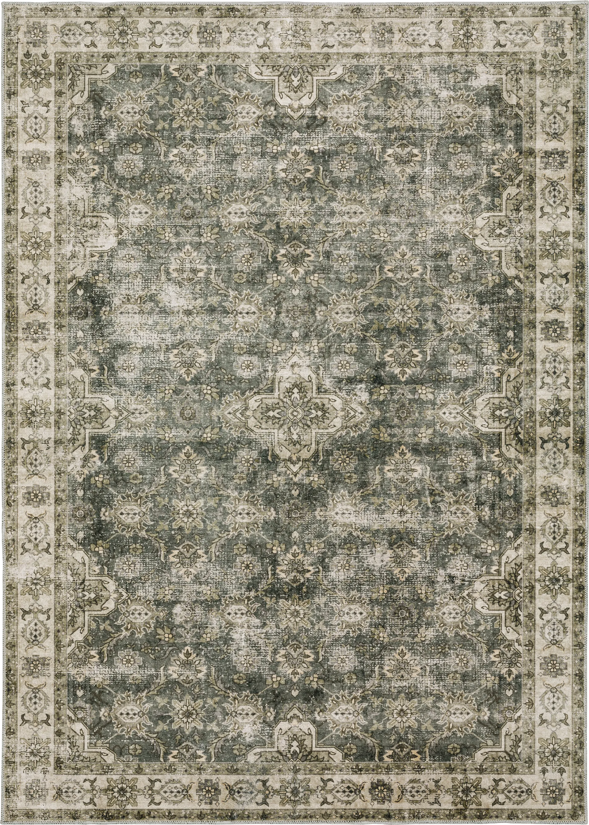 Dunkheld Beige 5' x 7'3 Rug - Image 1