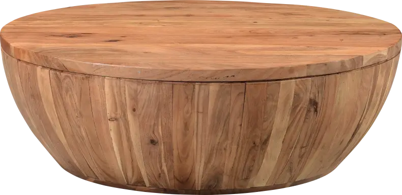 Corkwood Brown Storage Cocktail Table
