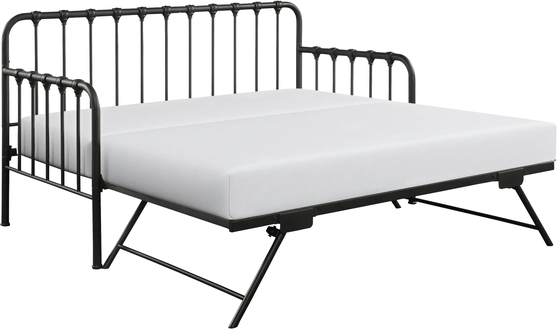 Betlin Black Daybed with Lift Up Trundle