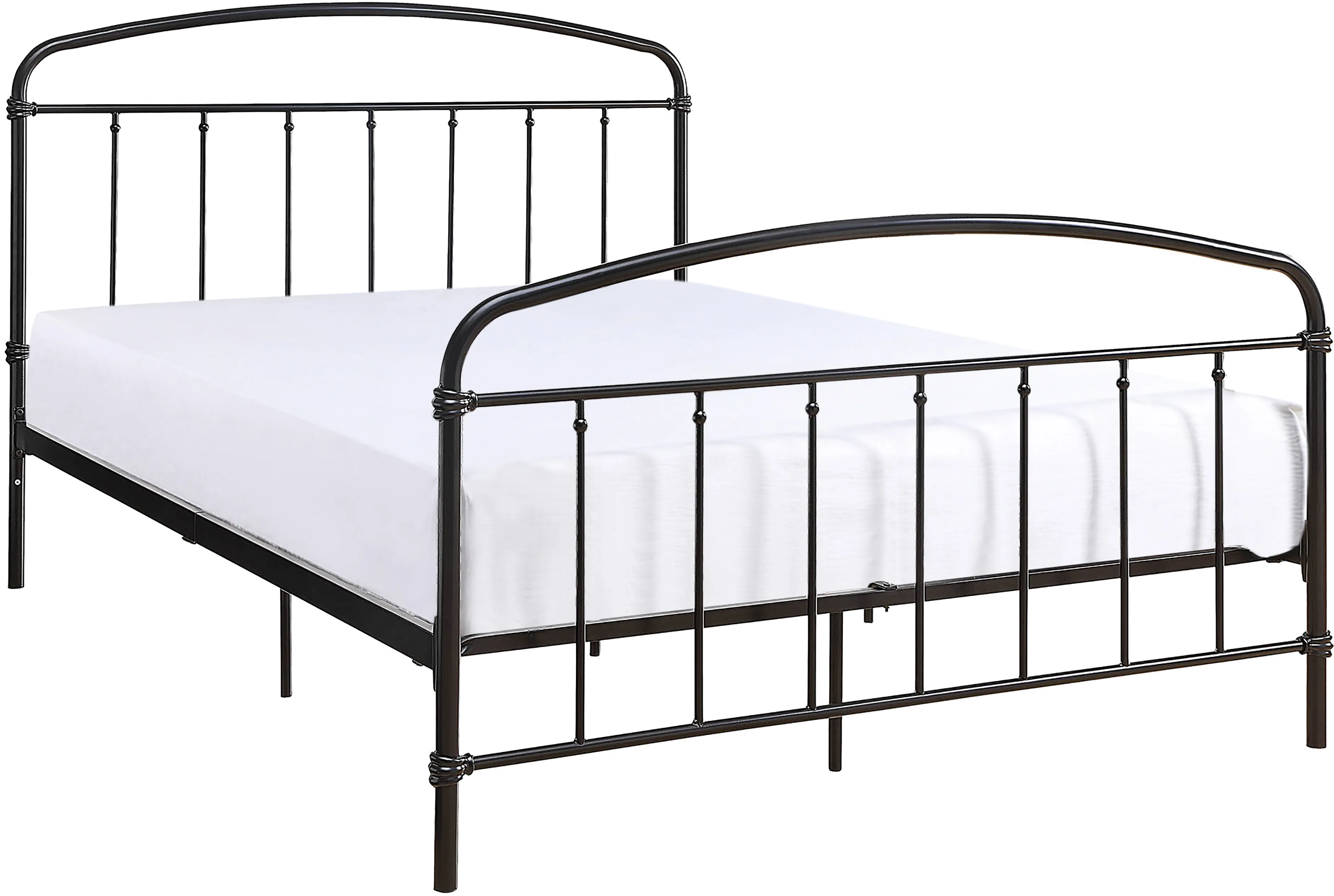 Airymont Black Queen Platform Bed - Thumbnail - Image 1