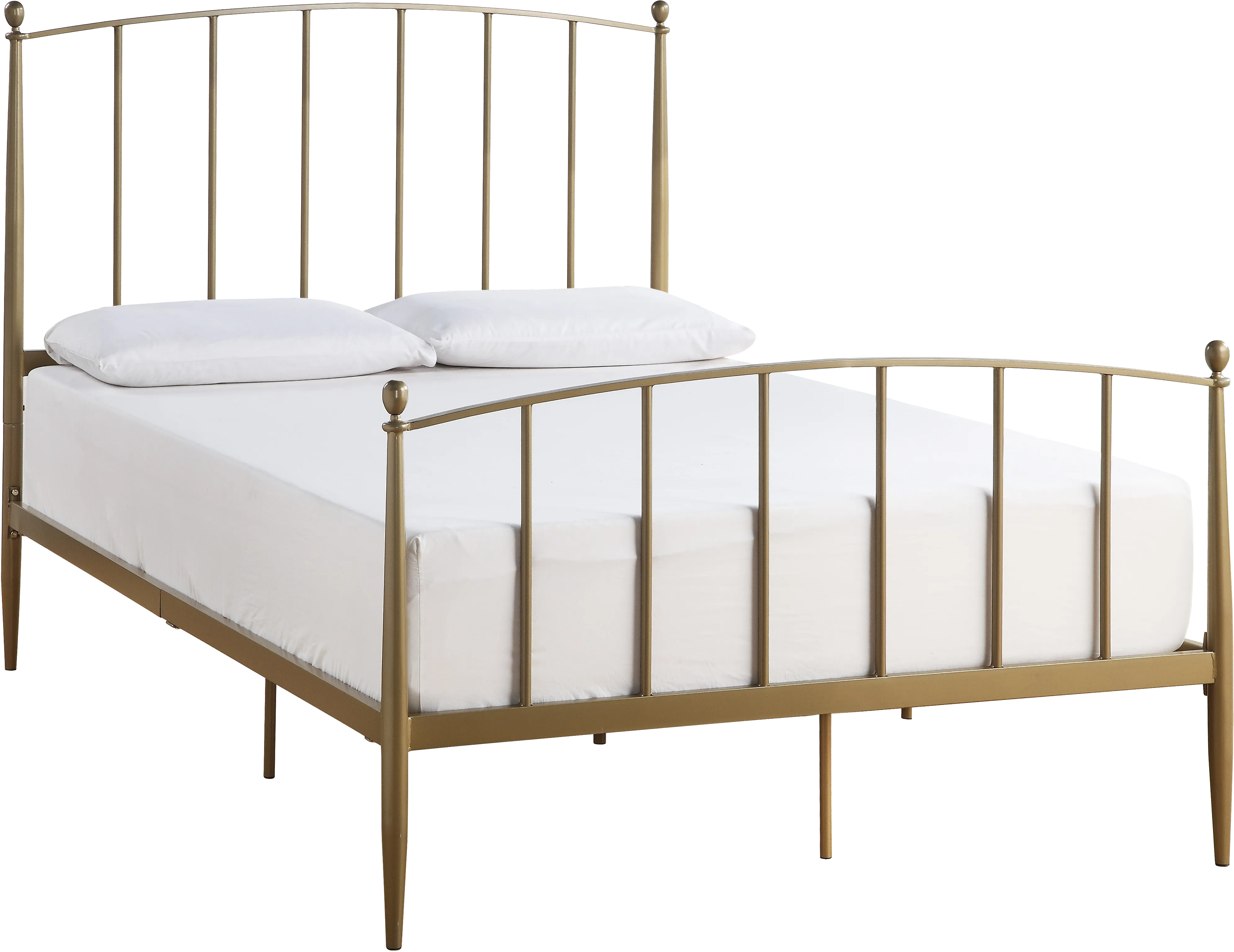 Alicemont Gold Full Platform Bed - Thumbnail - Image 1