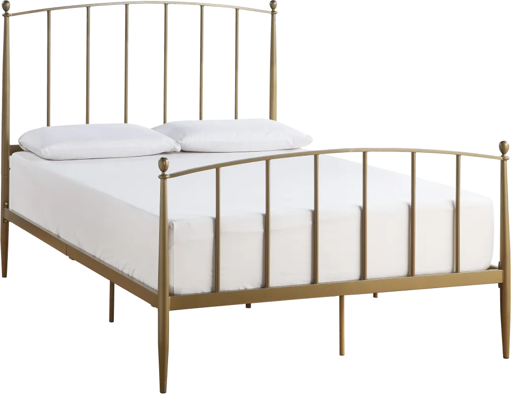 Alicemont Gold Full Platform Bed