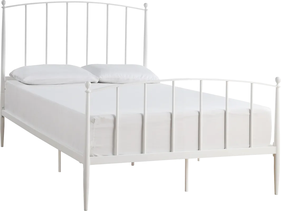 Baronwood White Full Platform Bed