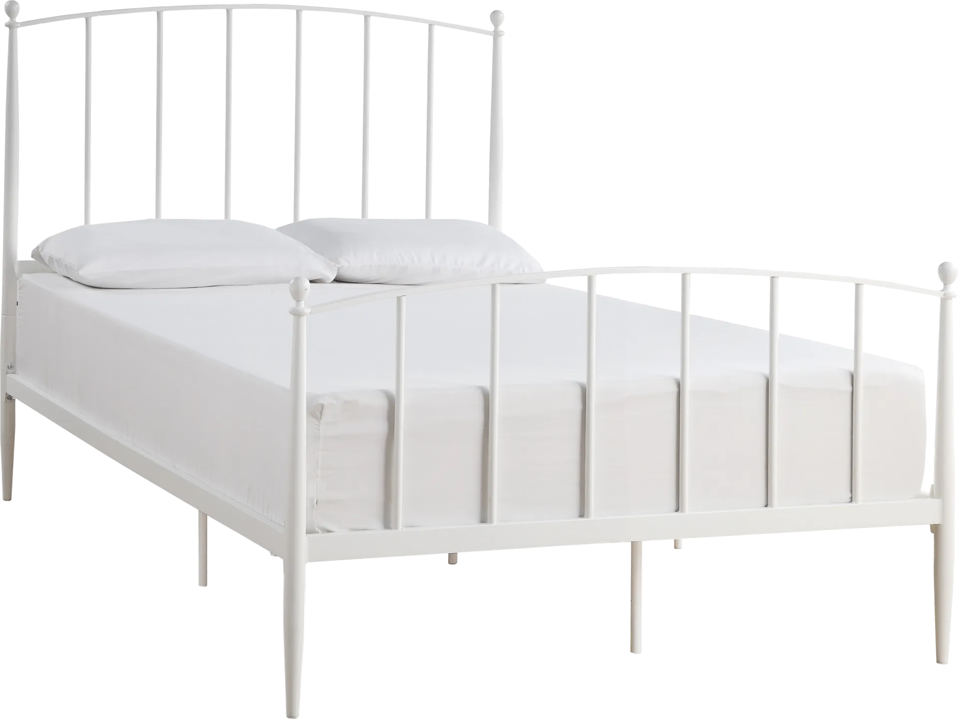 Baronwood White Full Platform Bed - Image 1