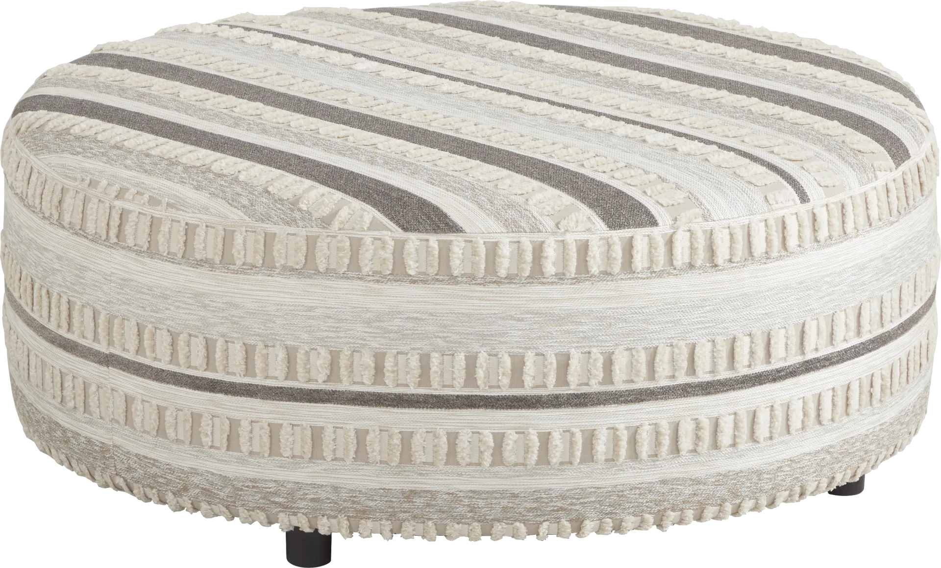 Aberlin Court Beige Cocktail Ottoman - Image 1