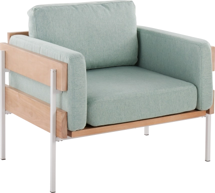 Clyburn Green Accent Chair