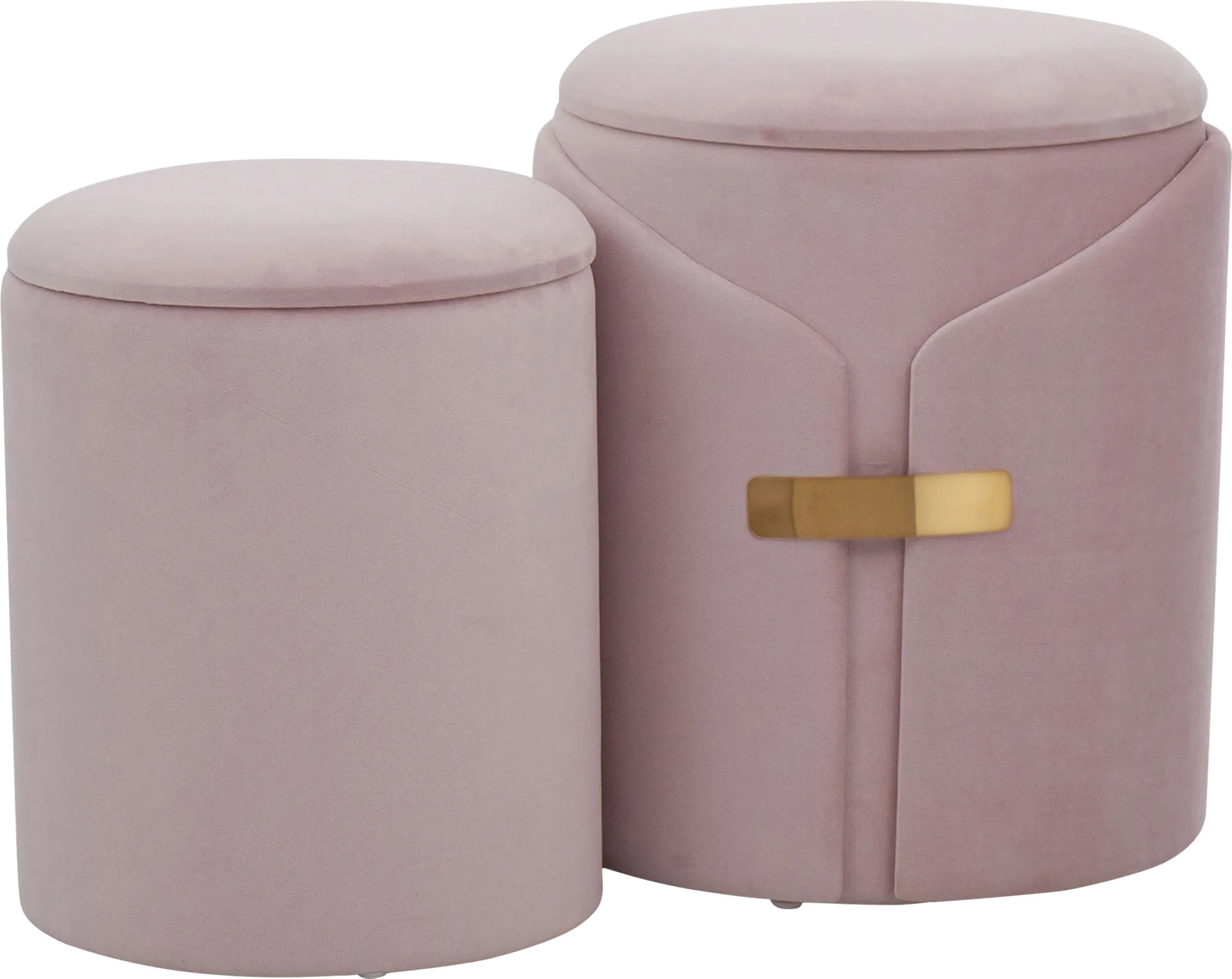 Atholgate Blush Ottoman, Set of 2 - Image 1