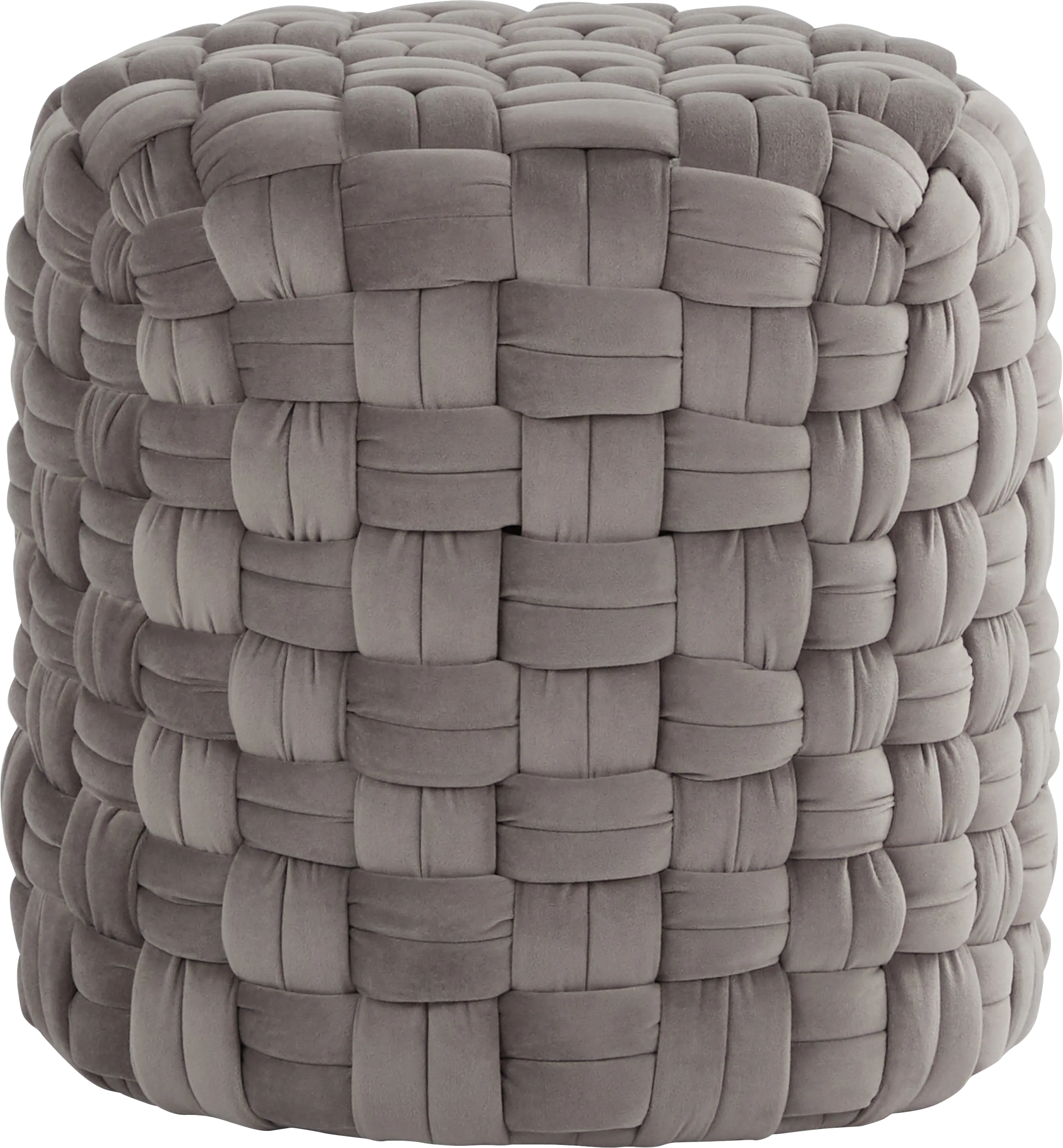 Clendenin Gray Ottoman - Thumbnail - Image 1