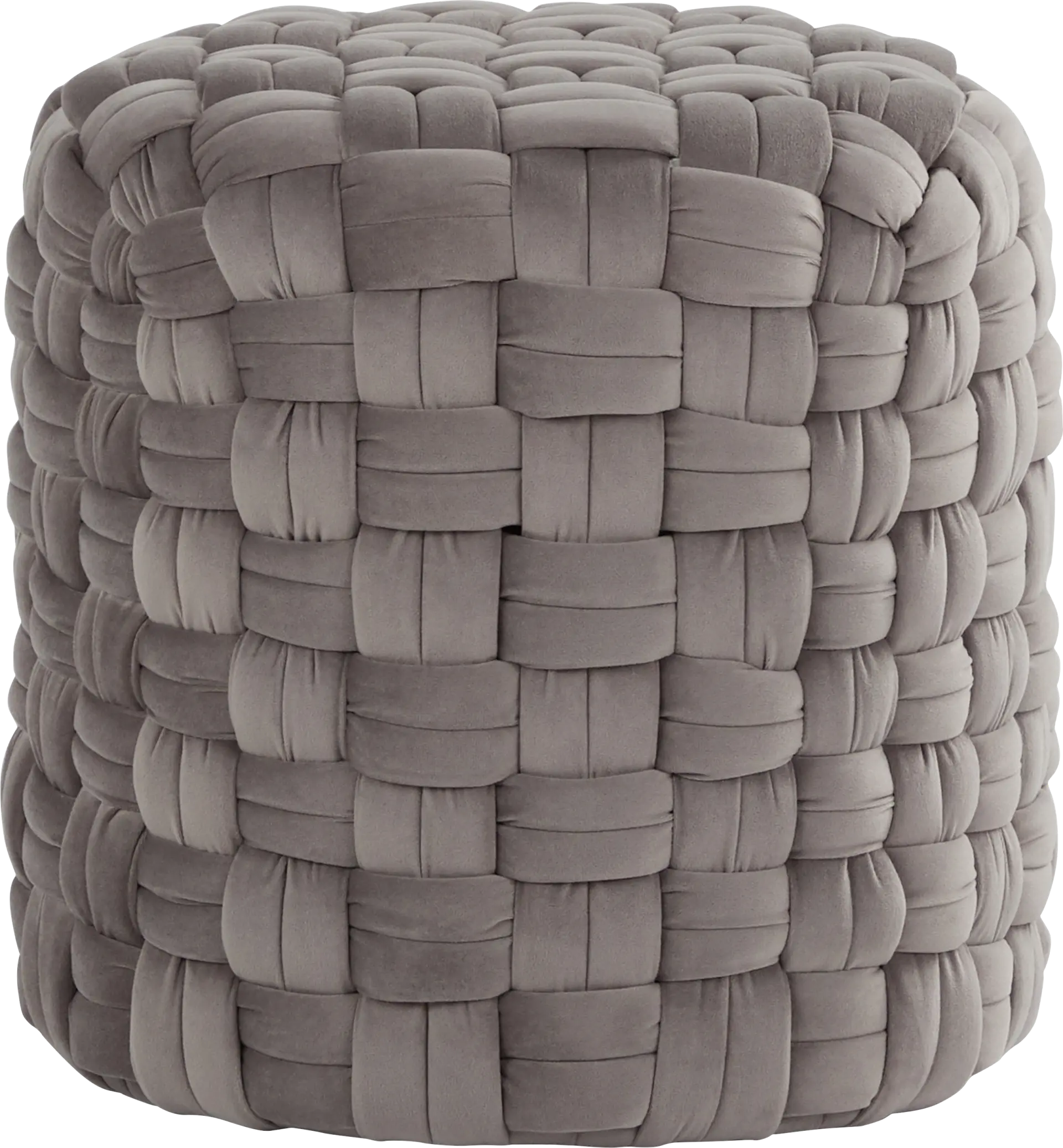 Clendenin Gray Ottoman
