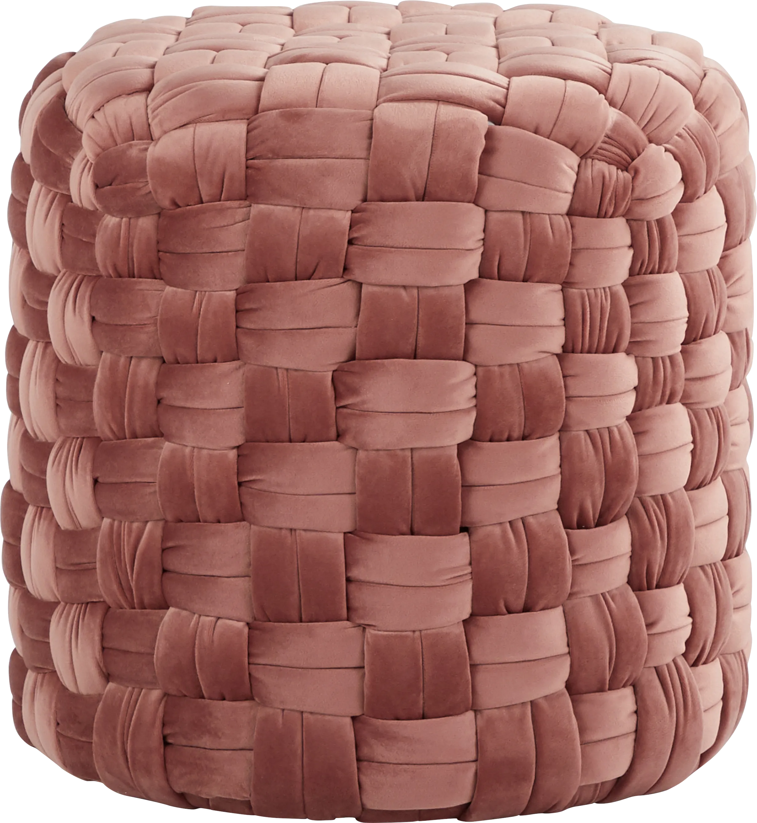 Clendenin Blush Ottoman - Thumbnail - Image 1