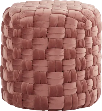 Clendenin Blush Ottoman