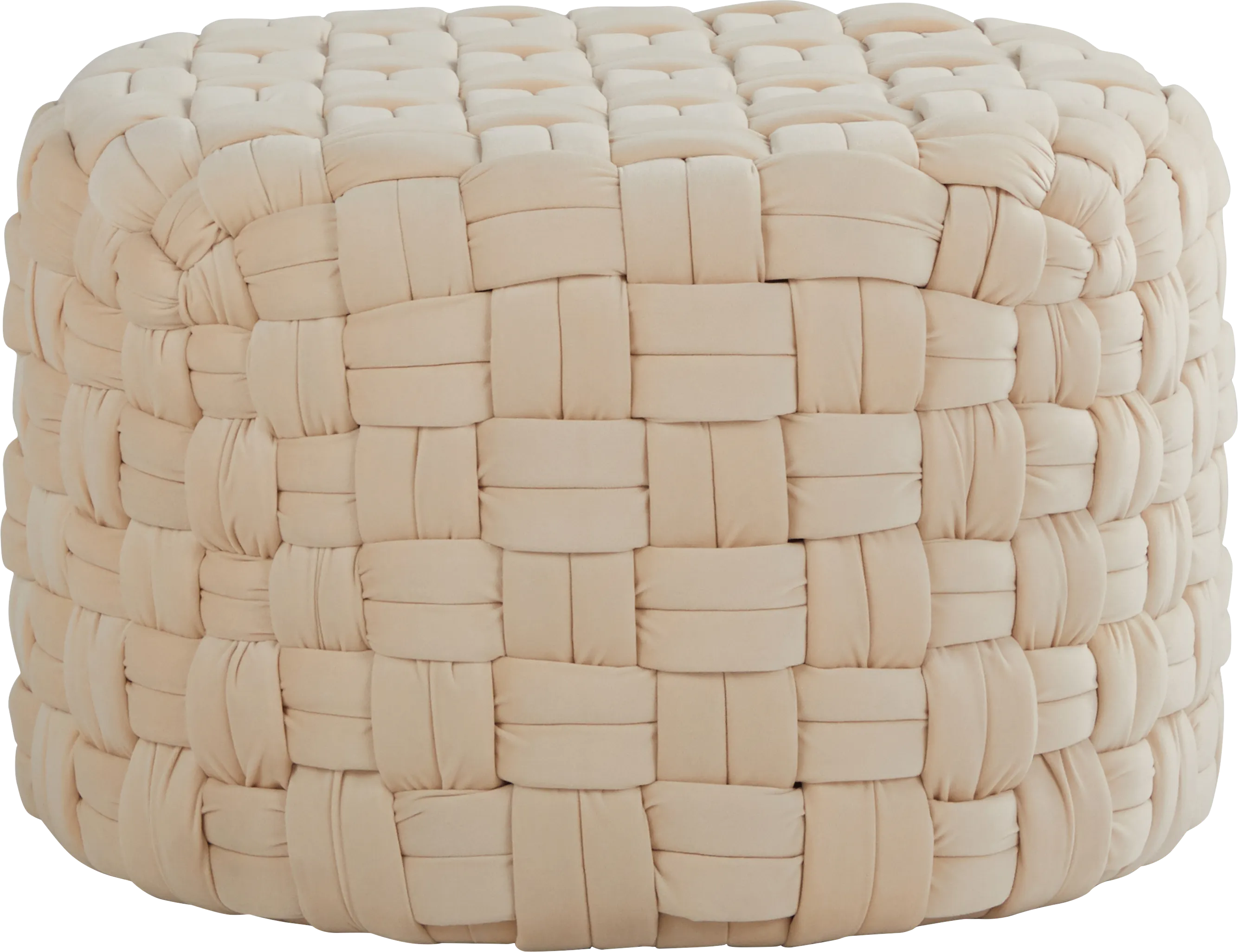Colearine Cream Ottoman - Thumbnail - Image 1