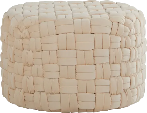 Colearine Cream Ottoman