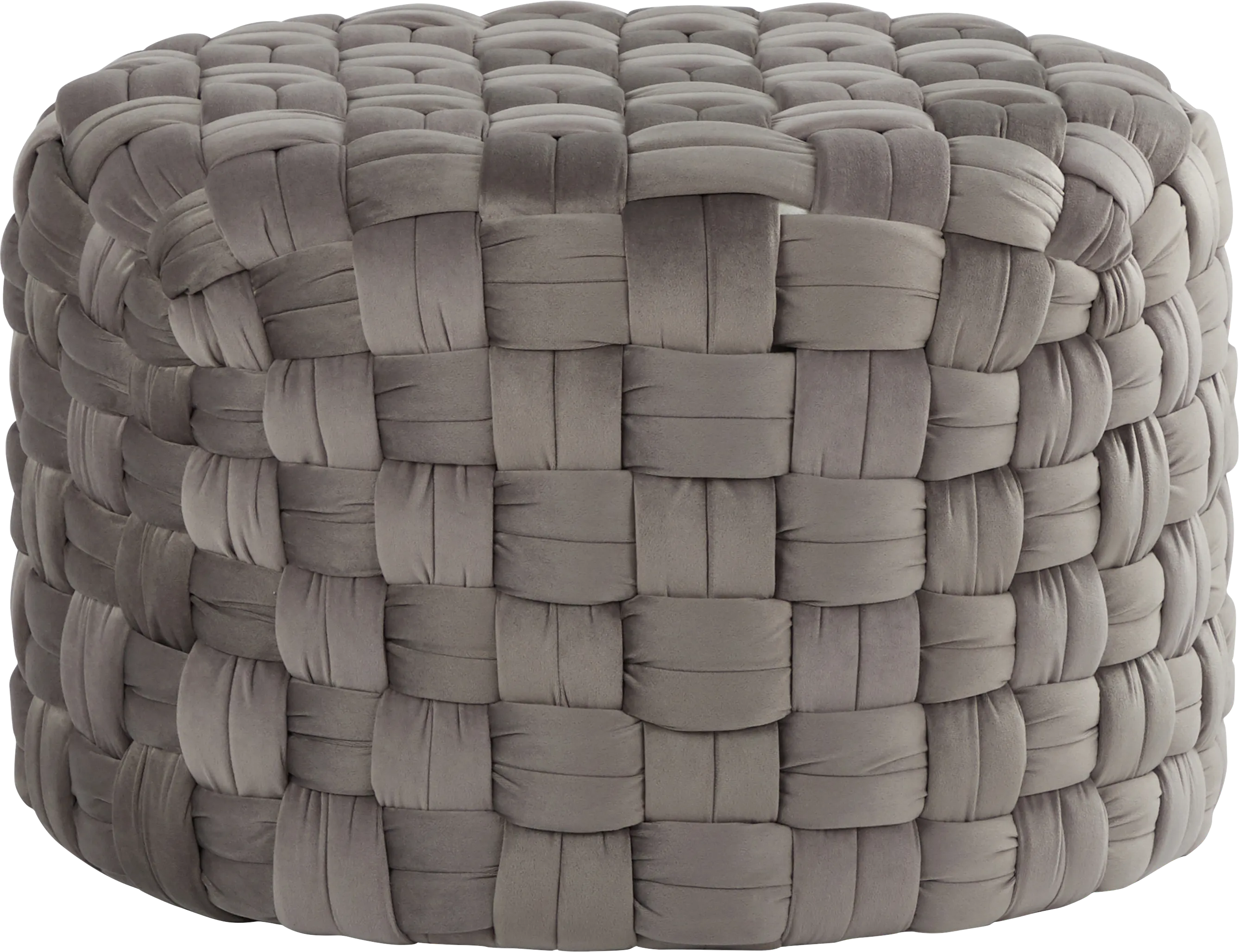 Colearine Gray Ottoman - Thumbnail - Image 1