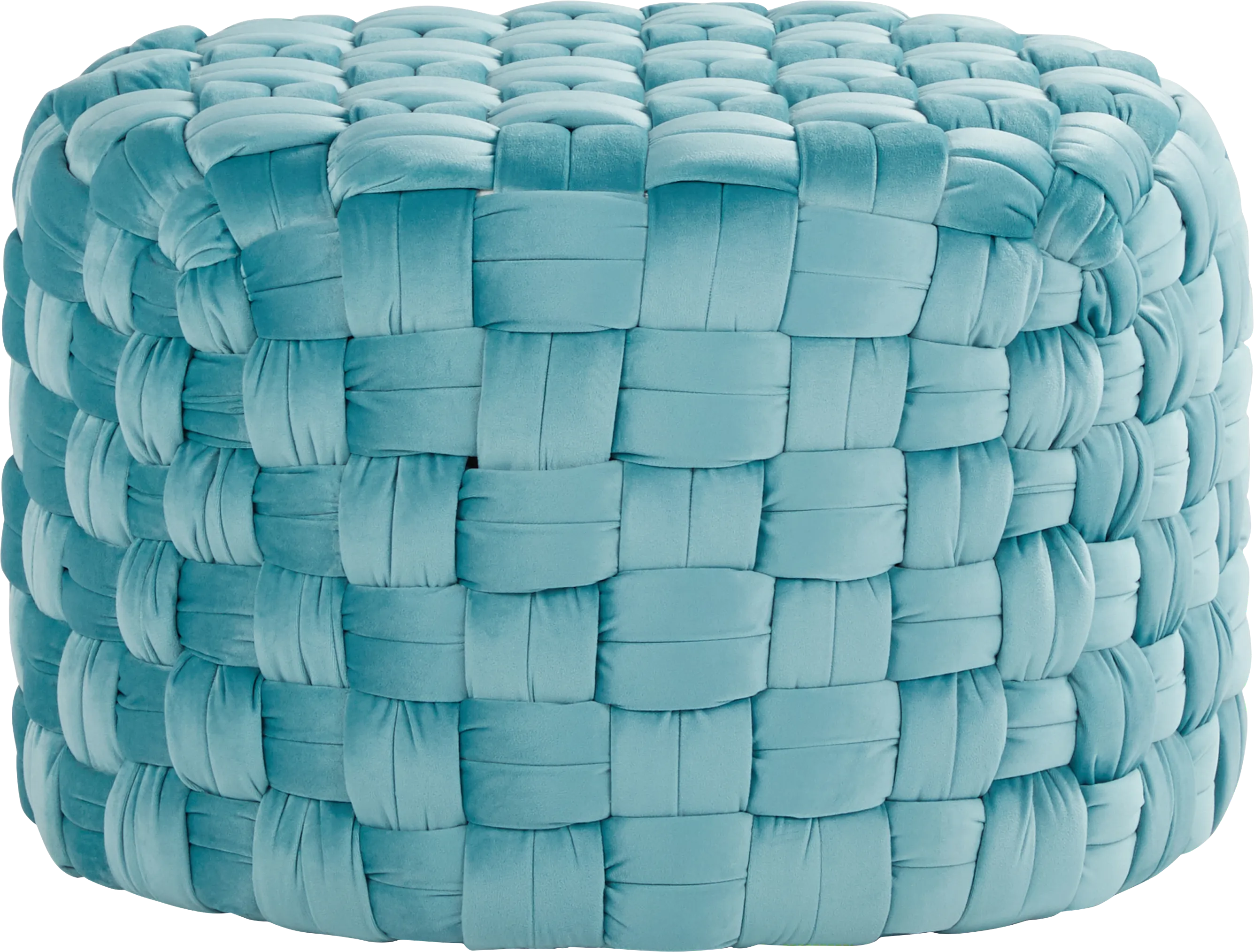 Colearine Blue Ottoman