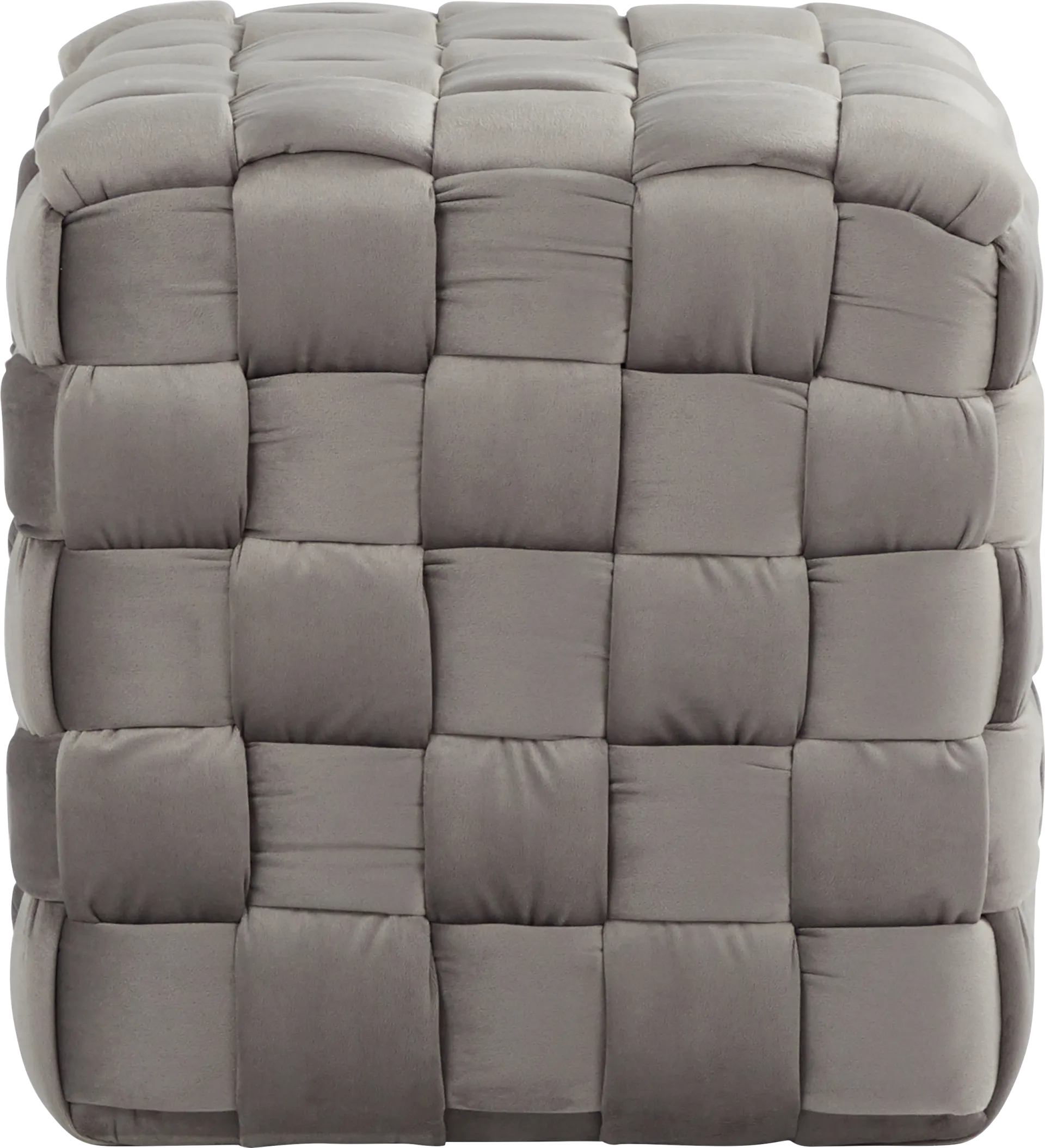 Copeleigh Gray Ottoman - Image 1