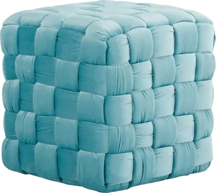 Copeleigh Blue Ottoman