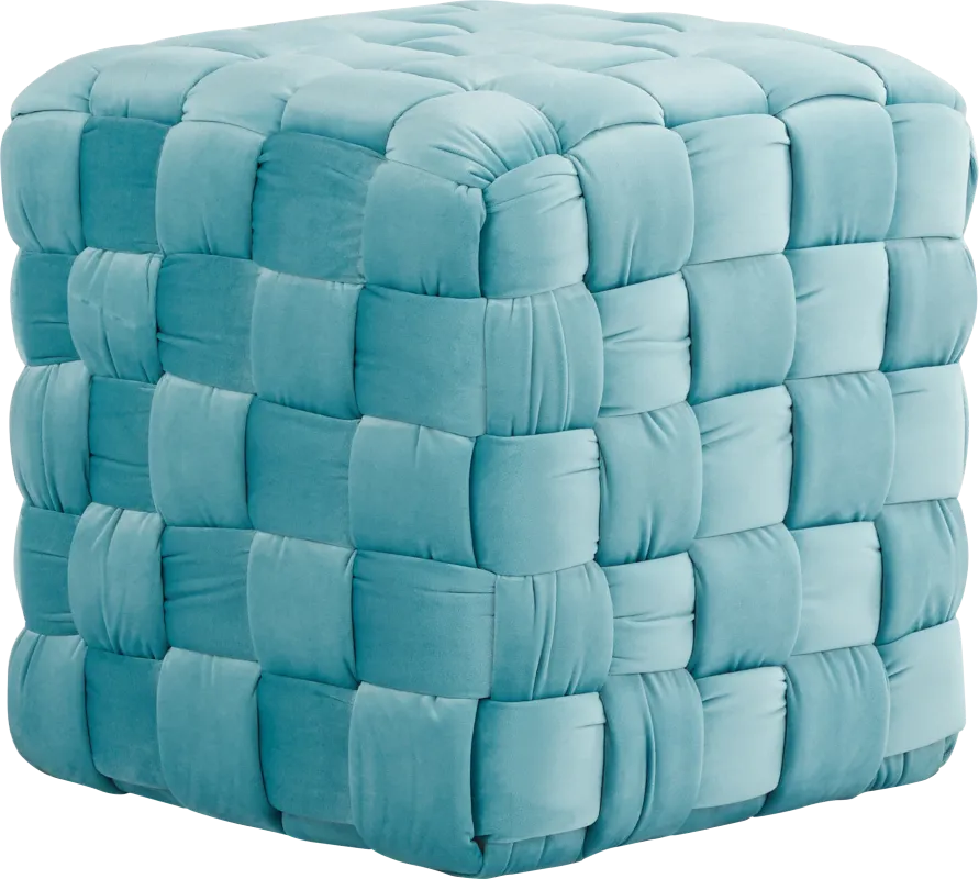 Copeleigh Blue Ottoman