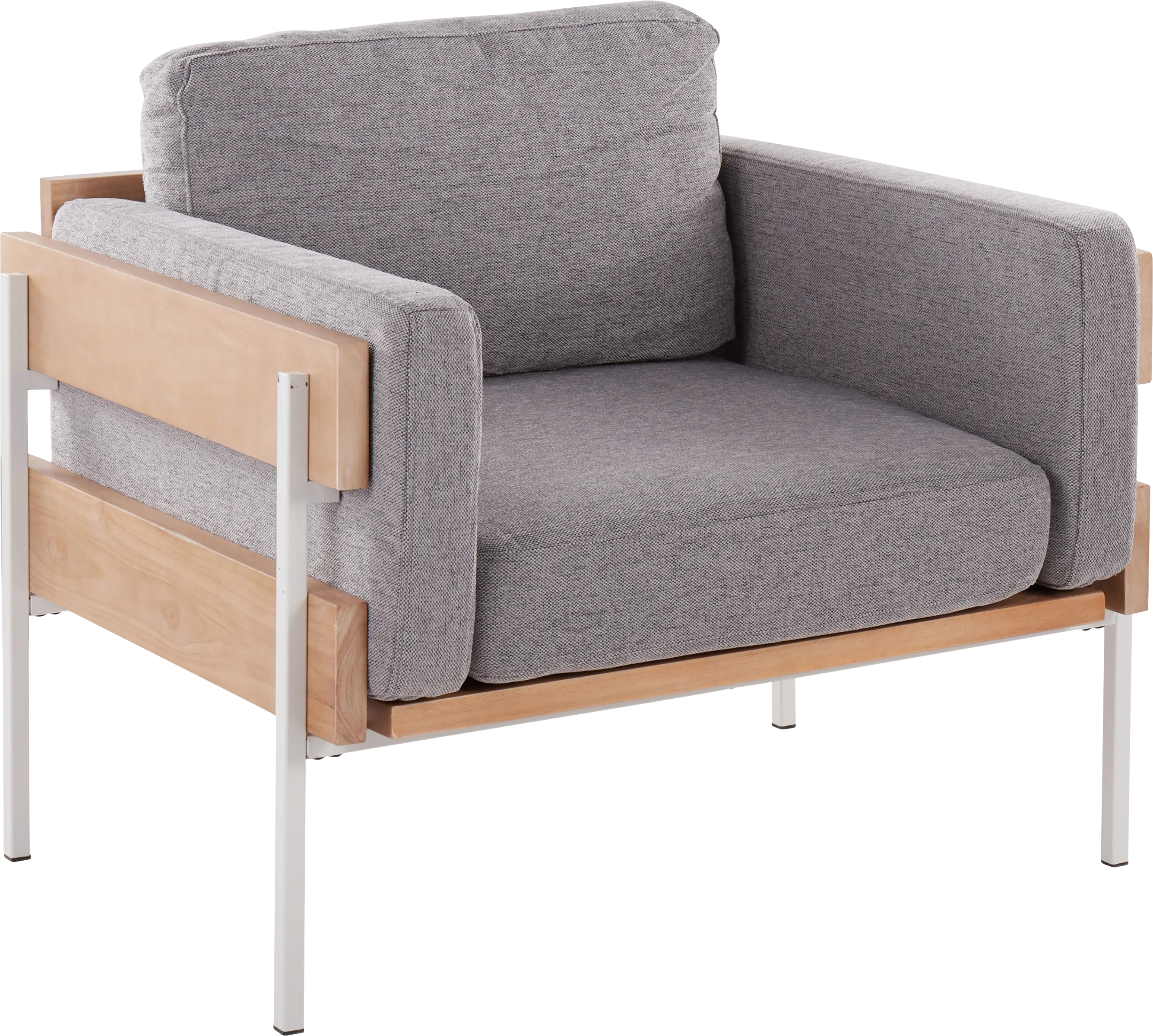 Clyburn Gray Accent Chair - Thumbnail - Image 1