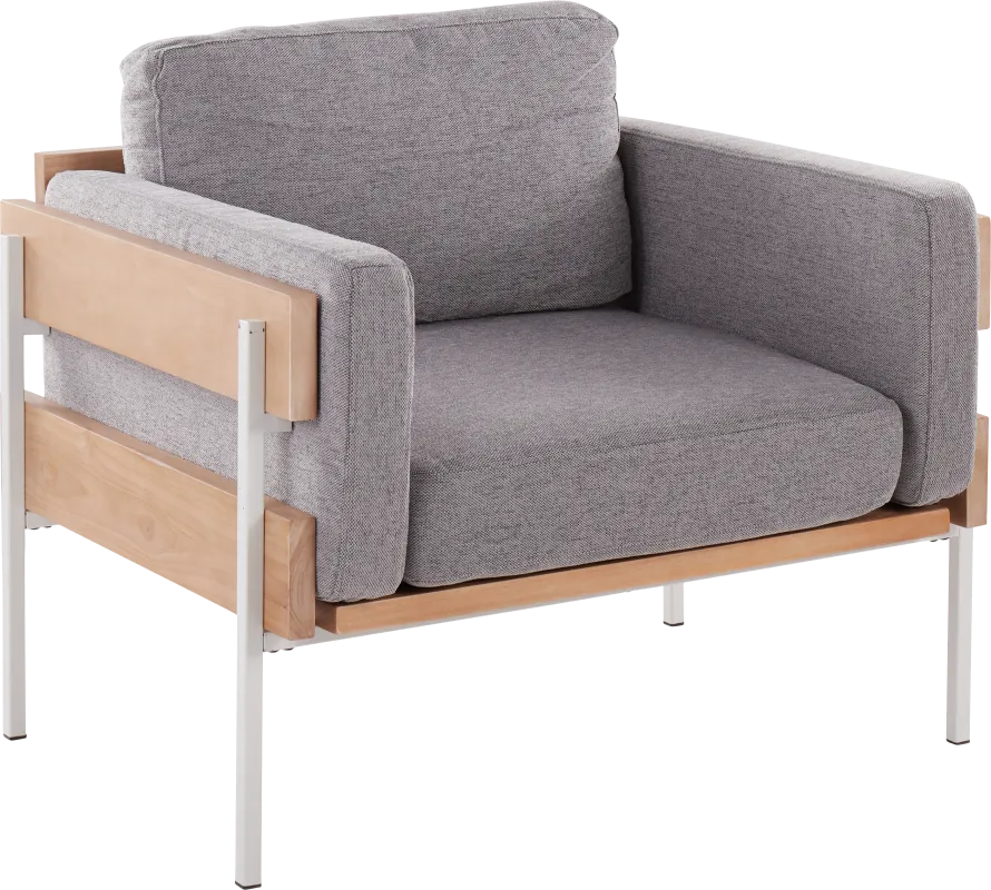 Clyburn Gray Accent Chair