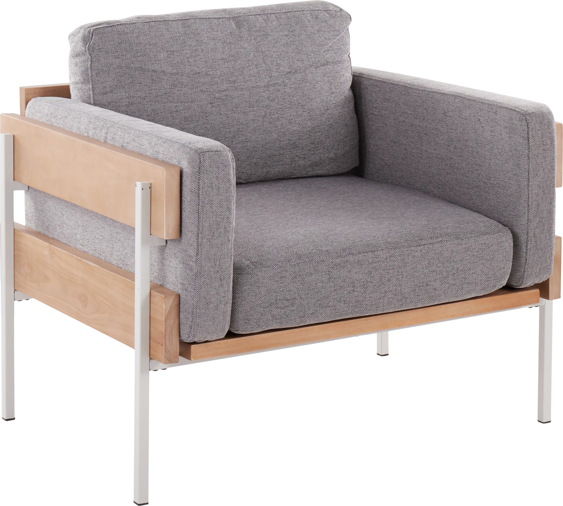 Clyburn Gray Accent Chair - Image 1