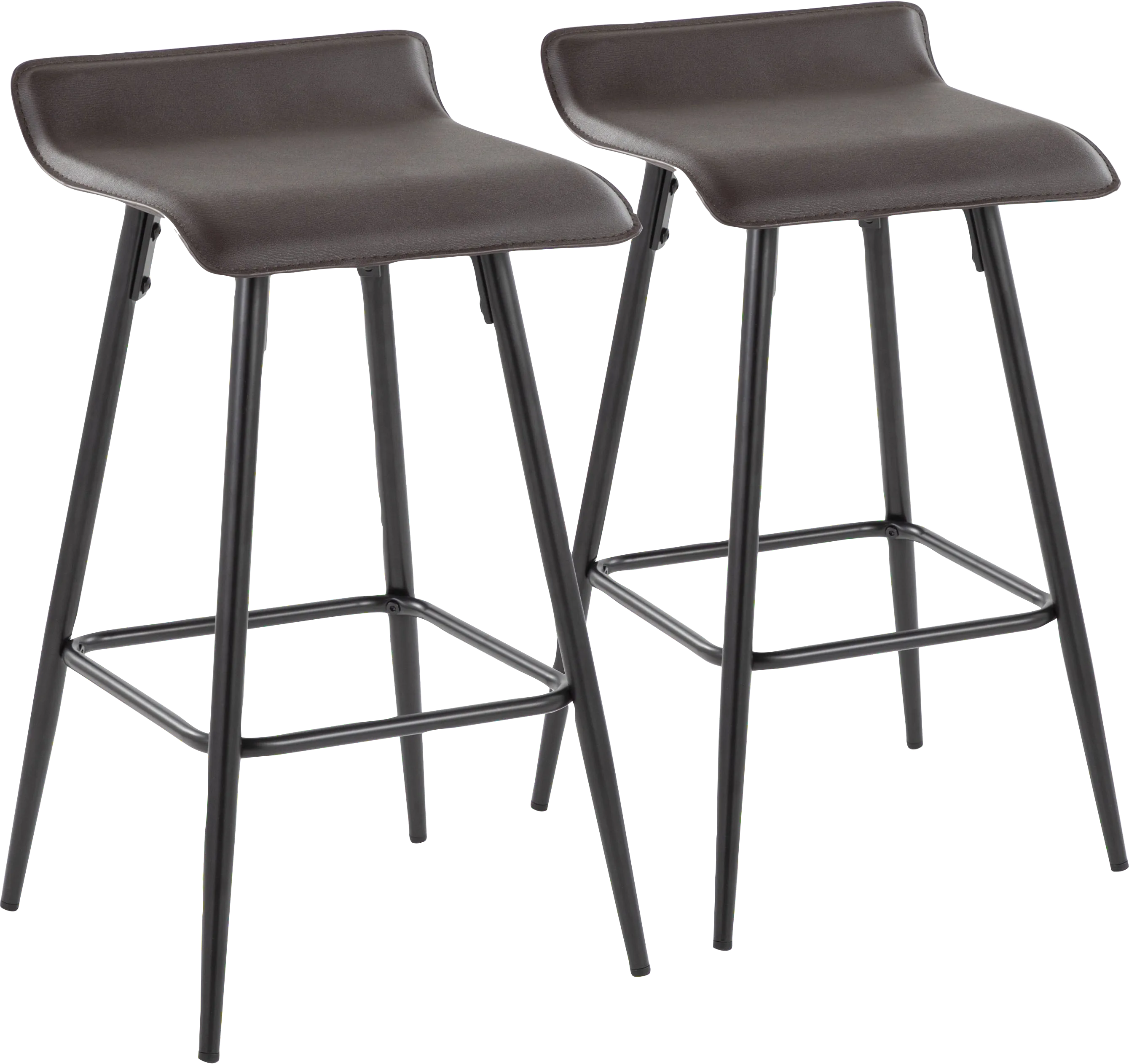 Aliceanna Espresso Counter Height Stool, Set of 2 - Thumbnail - Image 1