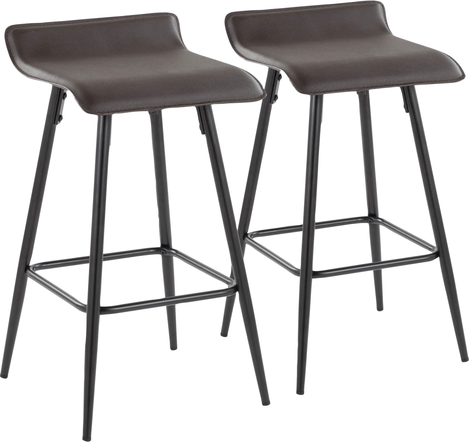 Aliceanna Espresso Counter Height Stool, Set of 2 - Image 1