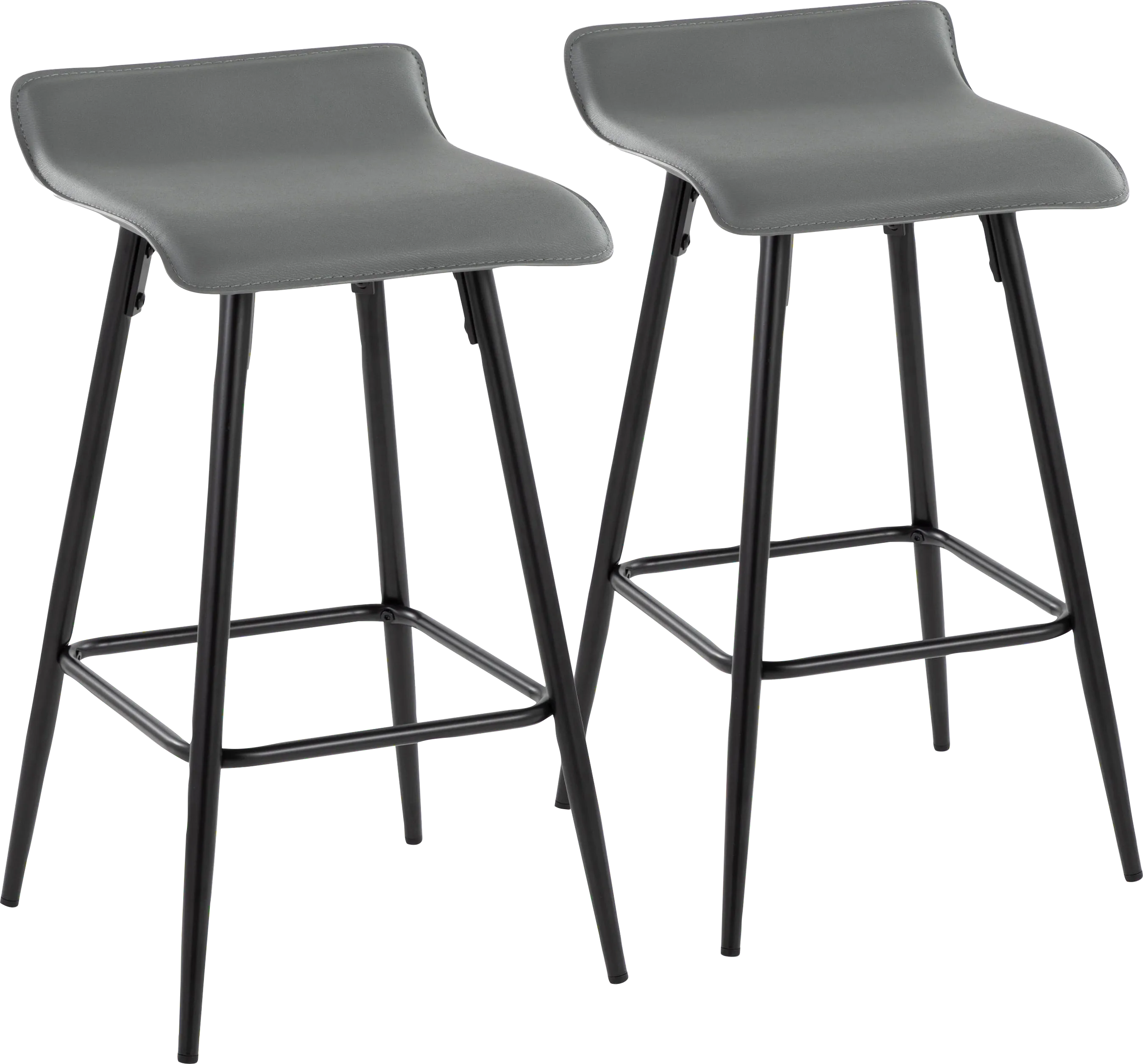 Aliceanna Gray Counter Height Stool, Set of 2