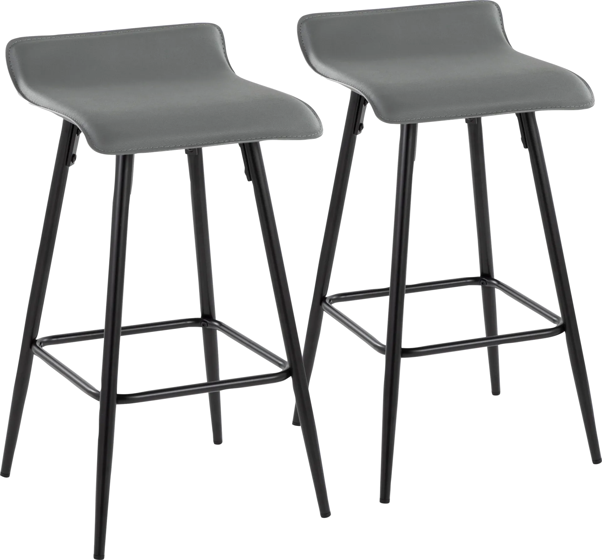 Aliceanna Gray Counter Height Stool, Set of 2 - Image 1