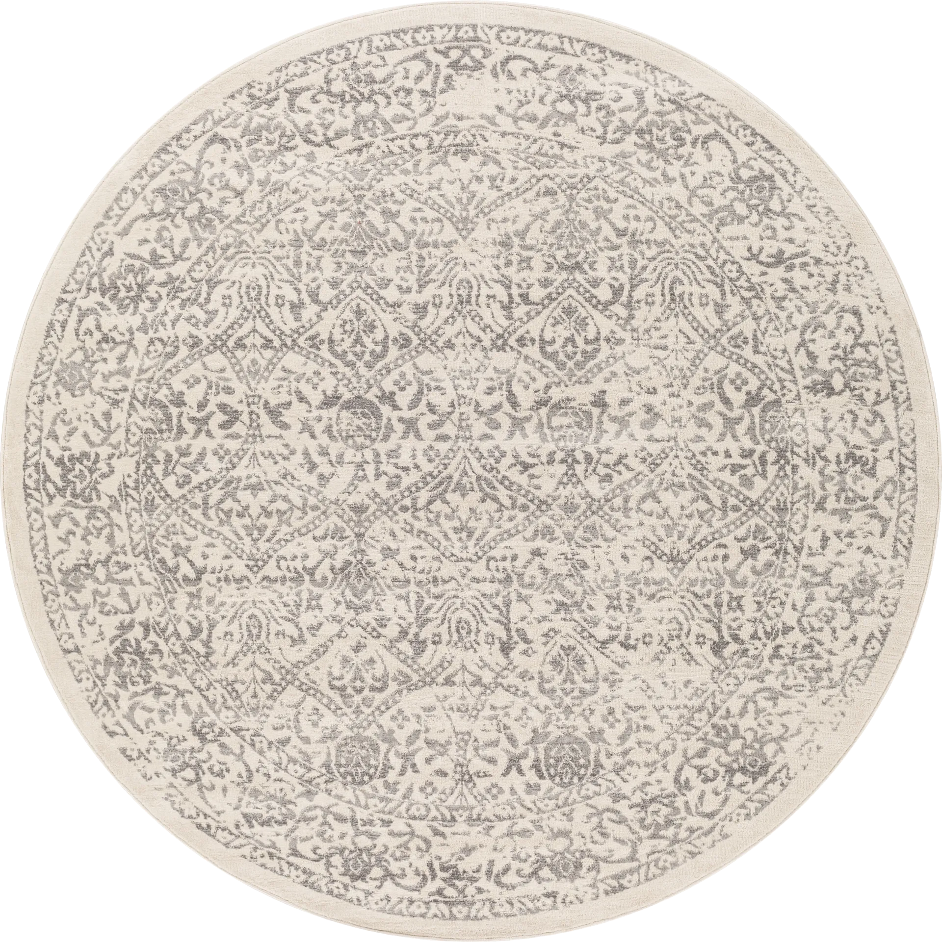 Shinnwood I Off-White 6'7 Round Rug - Image 1