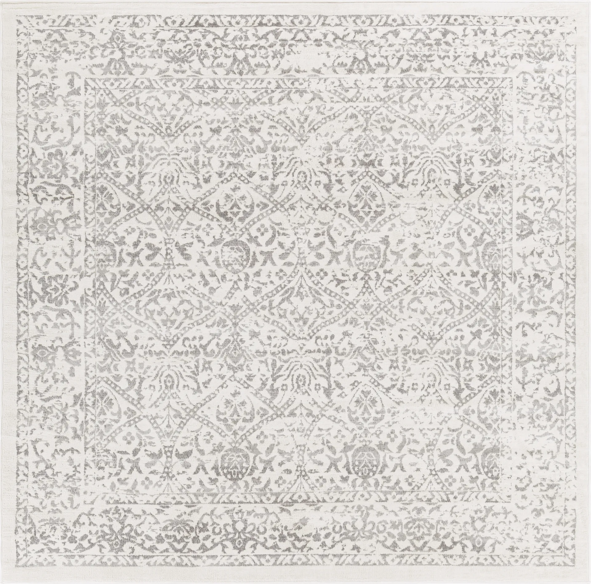 Shinnwood I Off-White 6'7 Square Rug - Image 1