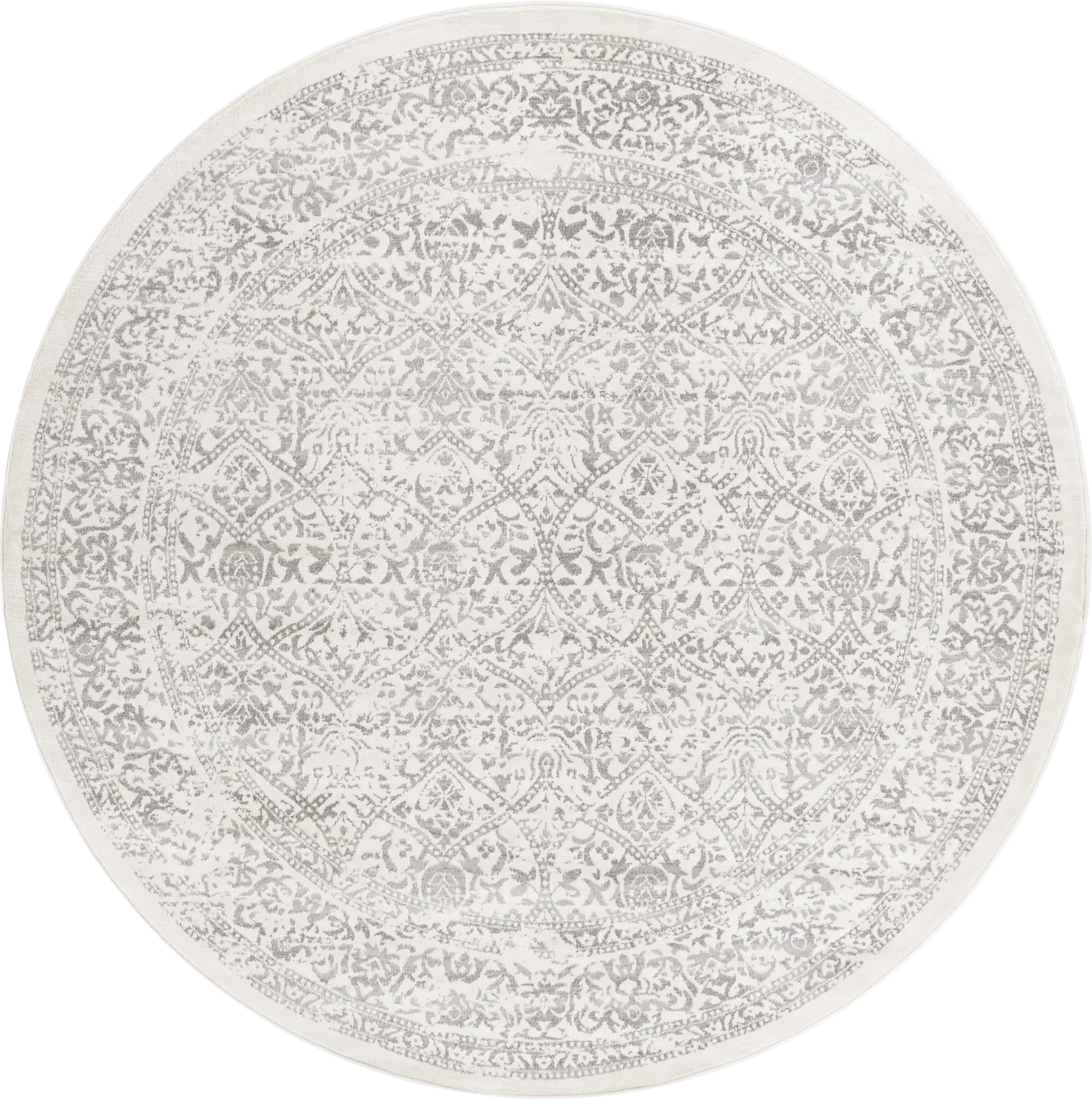 Shinnwood I Off-White 7'10 Round Rug