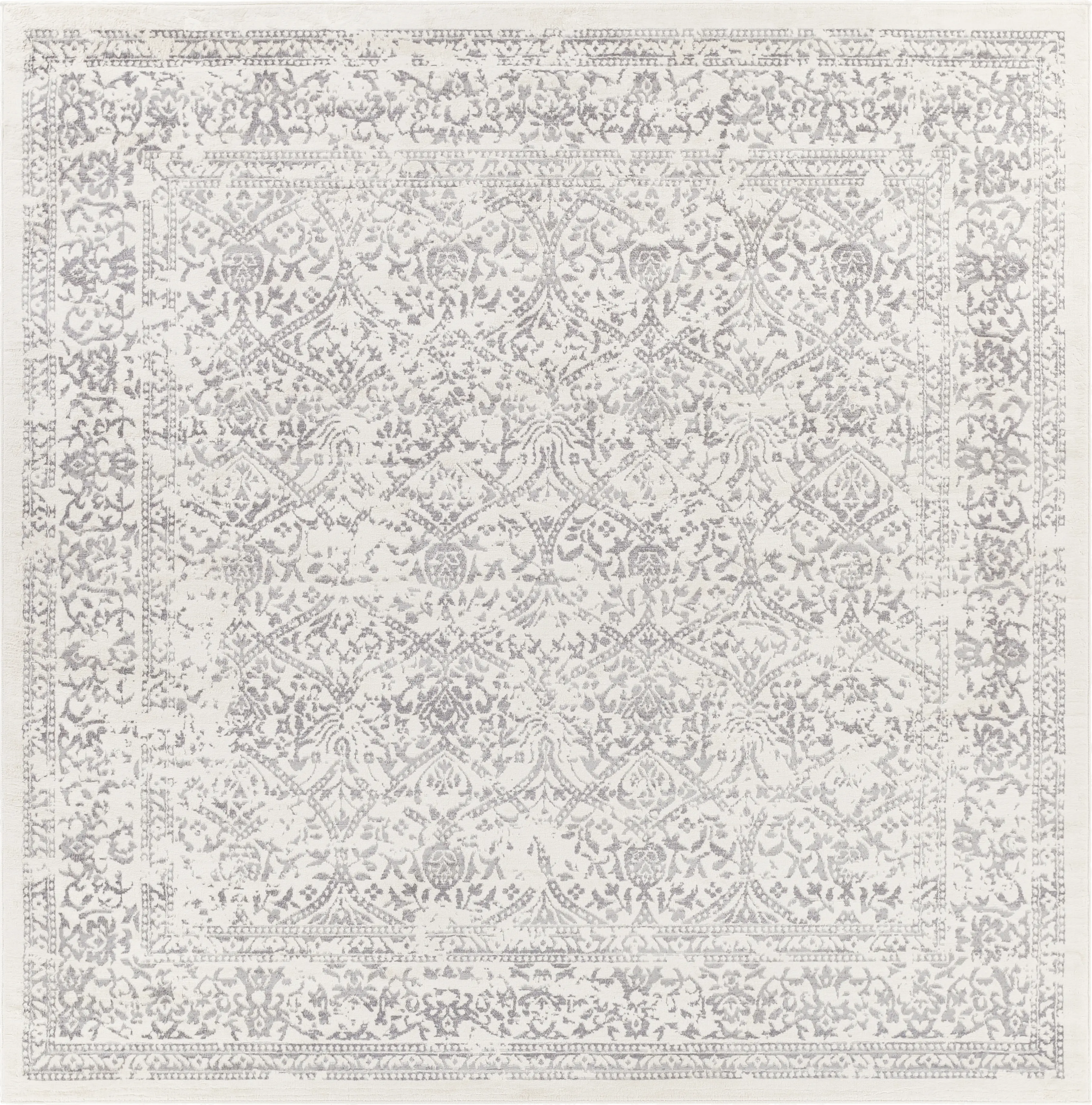 Shinnwood I Off-White 7'10 Square Rug - Thumbnail - Image 1
