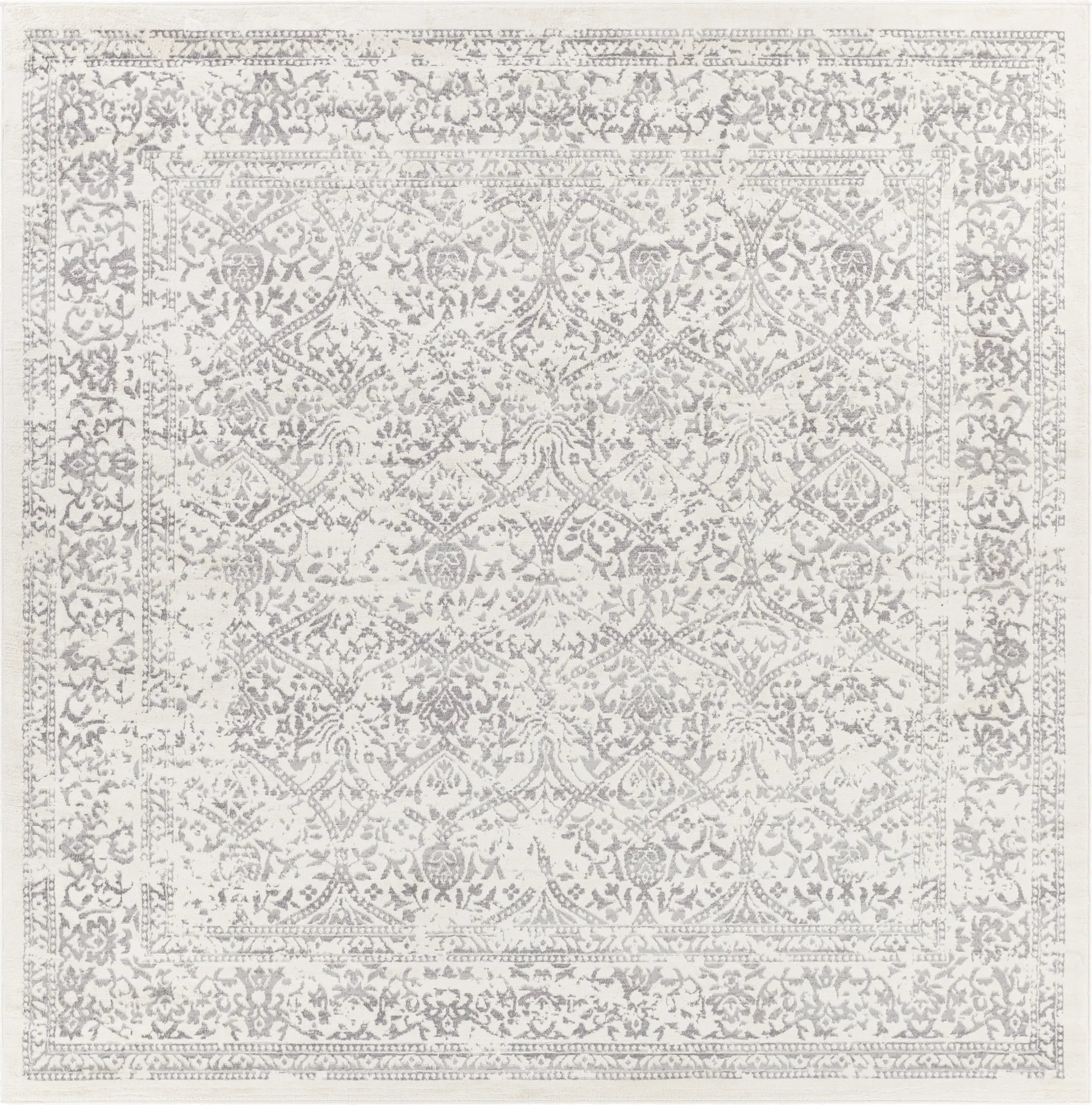 Shinnwood I Off-White 7'10 Square Rug - Image 1