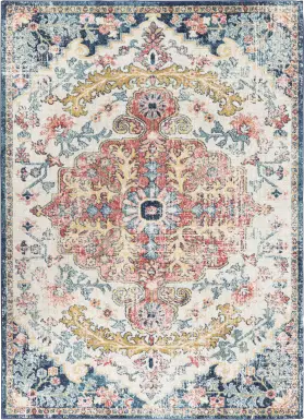 Stradleigh Blue 6'7 x 9' Rug