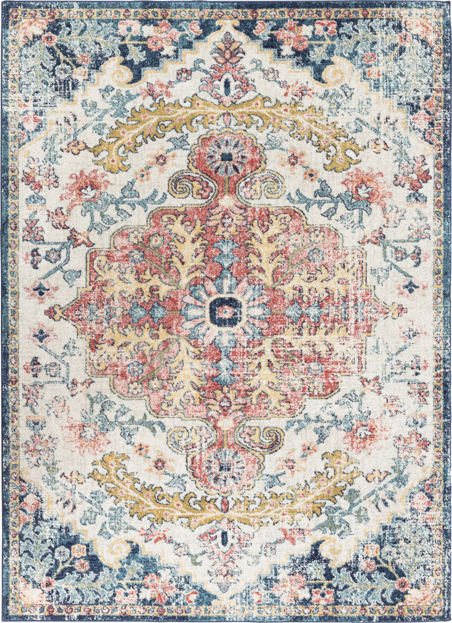 Stradleigh Blue 6'7 x 9' Rug - Image 1